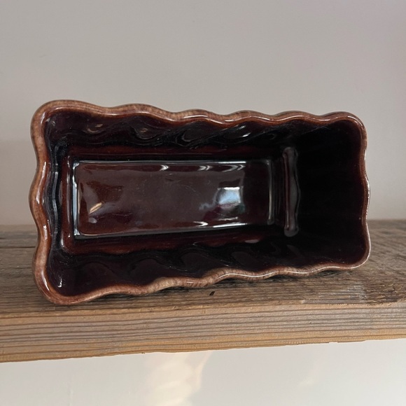 Vintage Ceramic Planter with Metal Stand - Picture 6 of 6